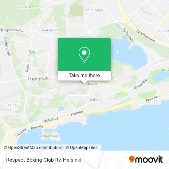 Respect Boxing Club Ry map