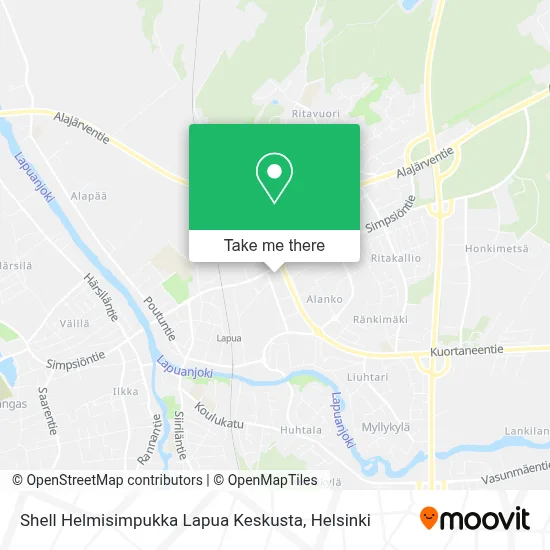 Shell Helmisimpukka Lapua Keskusta map