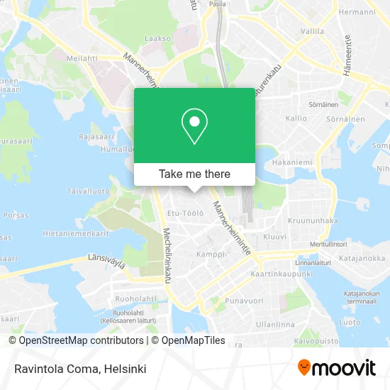 Ravintola Coma map