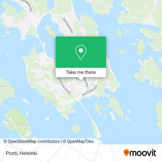 Posti map