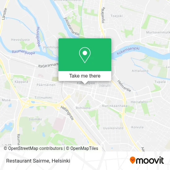 Restaurant Sairme map
