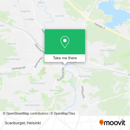 Scanburger map