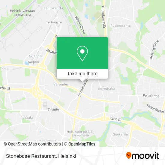 Stonebase Restaurant map