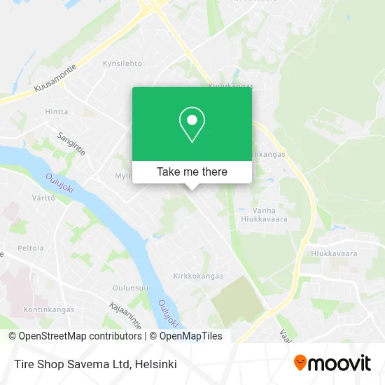 Tire Shop Savema Ltd map