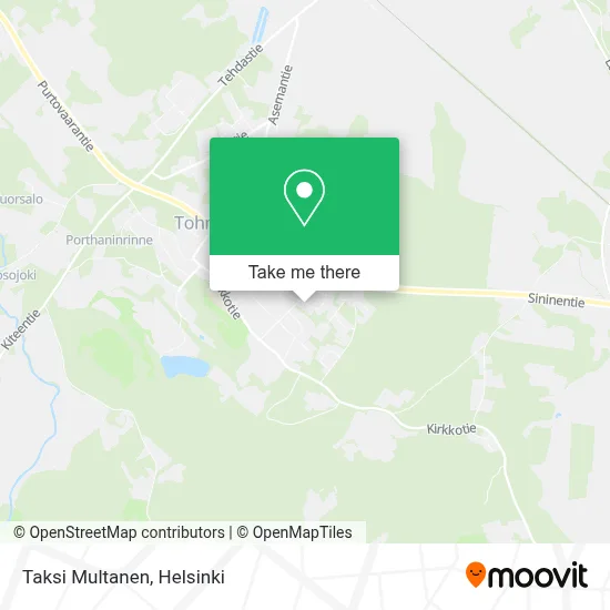 Taksi Multanen map