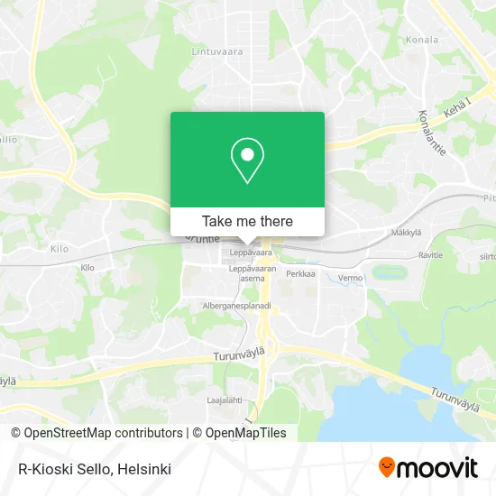R-Kioski Sello map