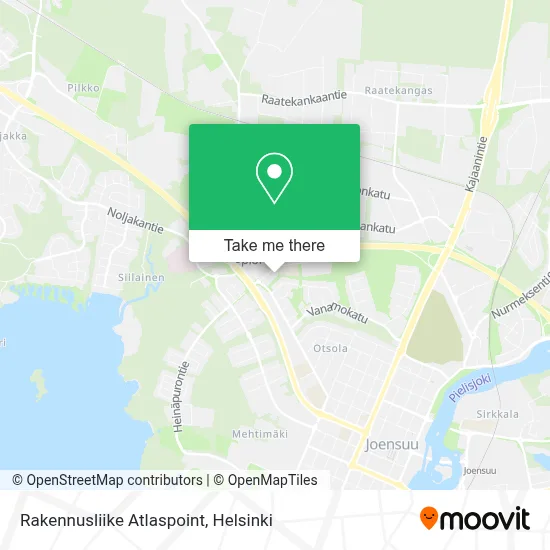 Rakennusliike Atlaspoint map
