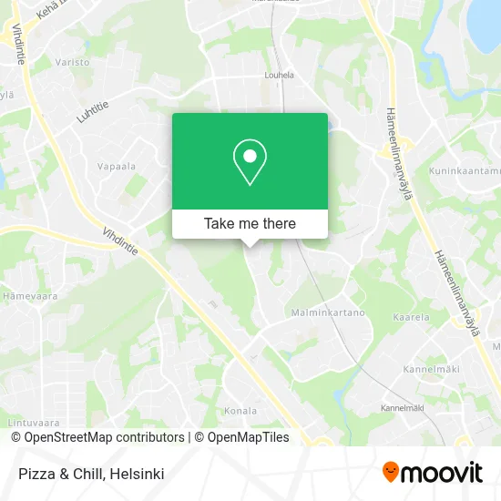 Pizza & Chill map