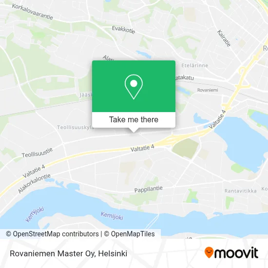 Rovaniemen Master Oy map