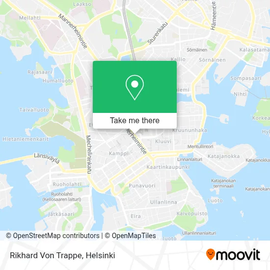 Rikhard Von Trappe map