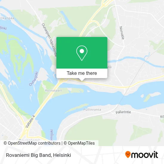 Rovaniemi Big Band map