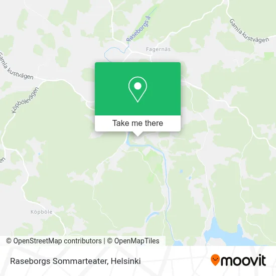 Raseborgs Sommarteater map