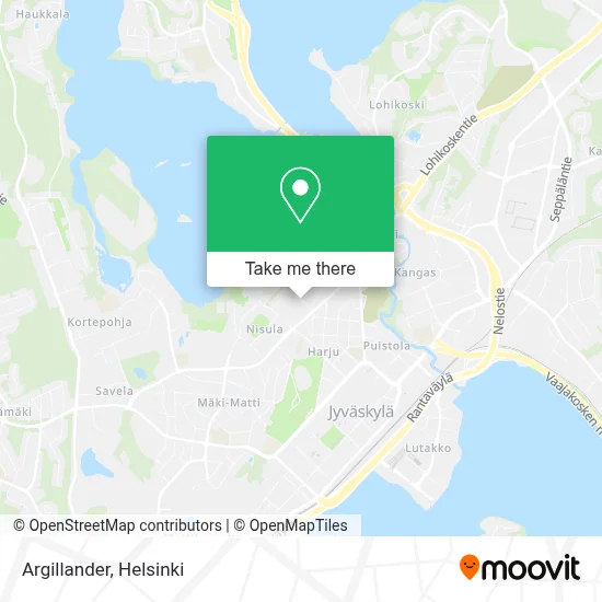 Argillander map