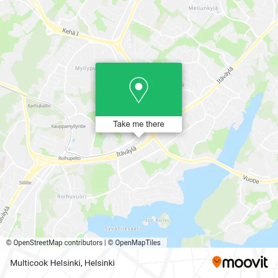 Multicook Helsinki map