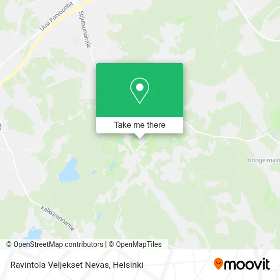 Ravintola Veljekset Nevas map