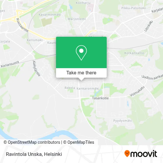 Ravintola Unska map