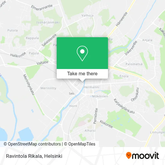 Ravintola Rikala map