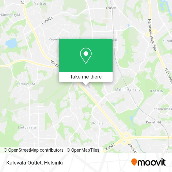 Kalevala Outlet map