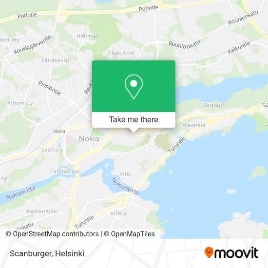 Scanburger map
