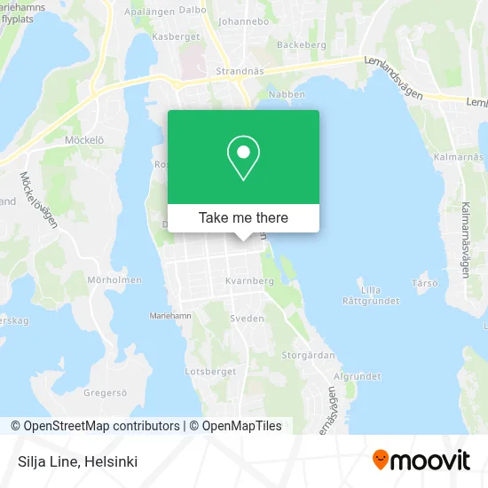 Silja Line map