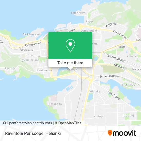 Ravintola Periscope map