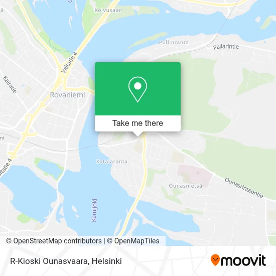 R-Kioski Ounasvaara map