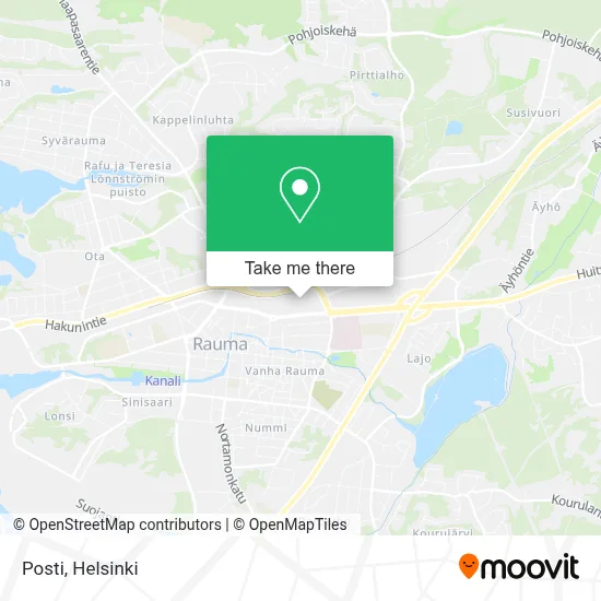 Posti map