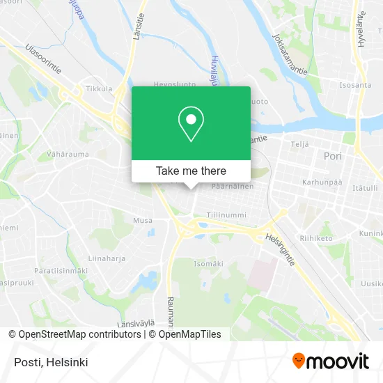 Posti map