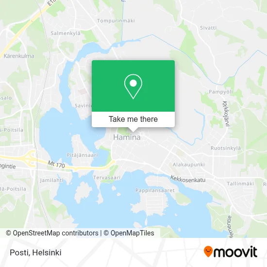 Posti map