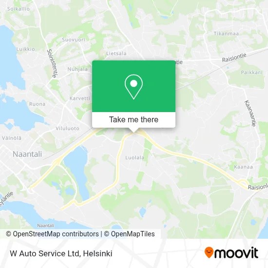 W Auto Service Ltd map