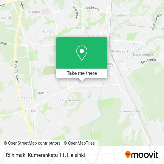 Riihimaki  Kumerankatu 11 map