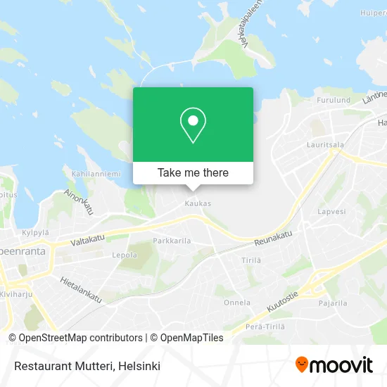 Restaurant Mutteri map