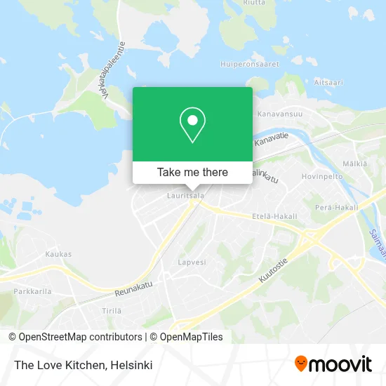 The Love Kitchen map