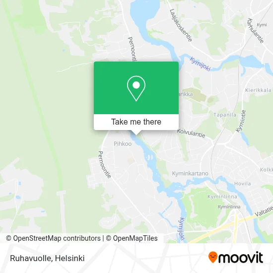 Ruhavuolle map