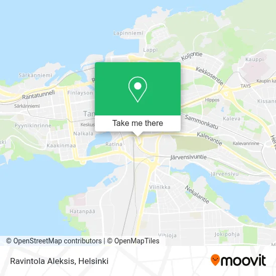 Ravintola Aleksis map