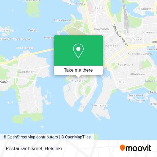 Restaurant Ismet map