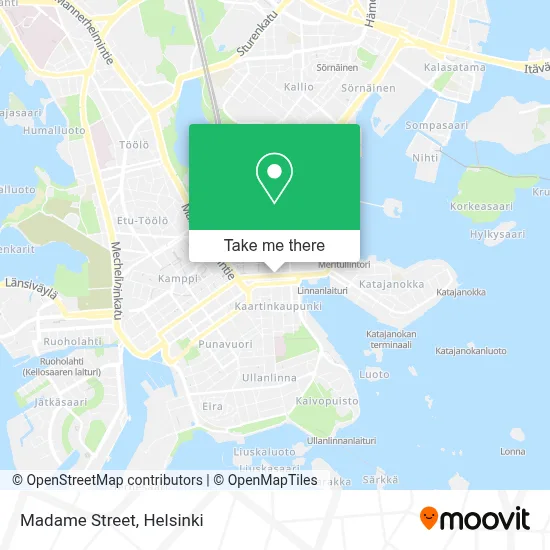 Madame Street map
