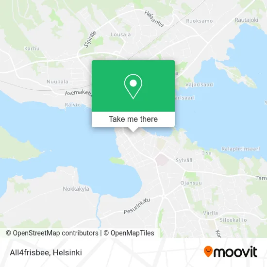 All4frisbee map