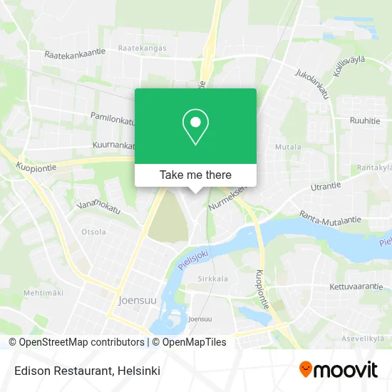 Edison Restaurant map