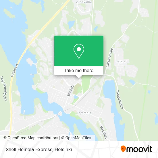 Shell Heinola Express map