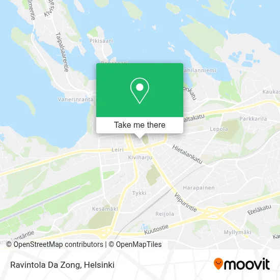 Ravintola Da Zong map