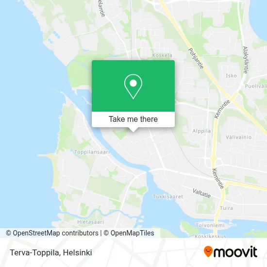 Terva-Toppila map