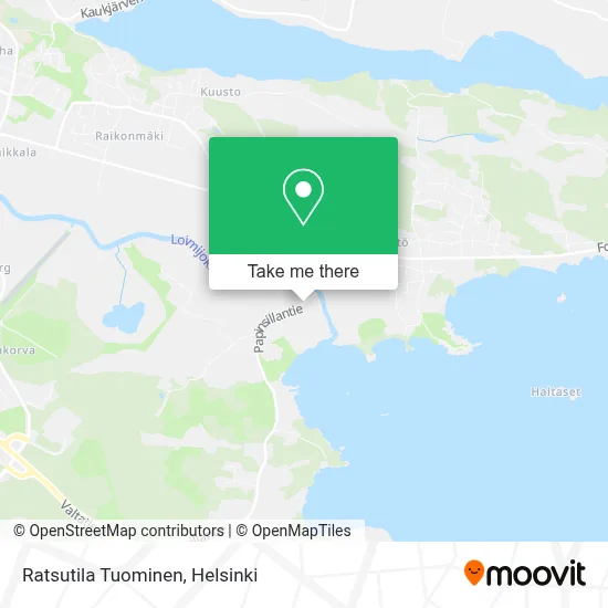 Ratsutila Tuominen map