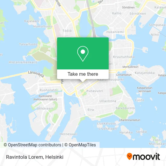 Ravintola Lorem map