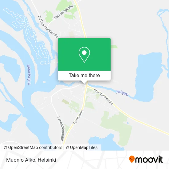 Muonio Alko map