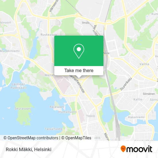 Rokki Mäkki map
