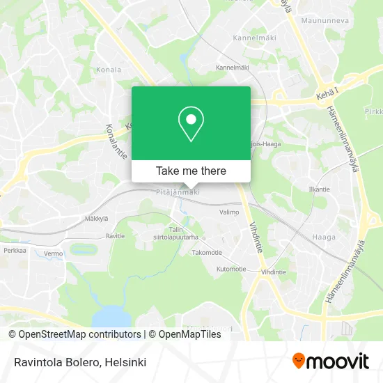 Ravintola Bolero map
