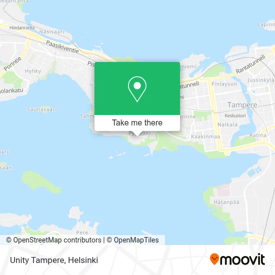 Unity Tampere map