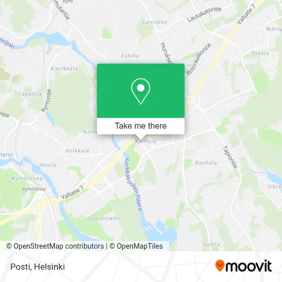 Posti map