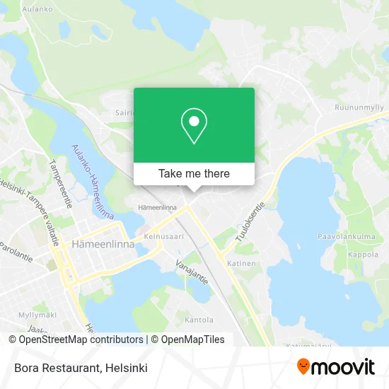 Bora Restaurant map